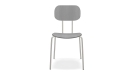 New School N1N01 - krzesło ze sklejki jasnoszare