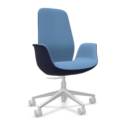 Fotel biurowy obrotowy ElliePro 10ST niebieski