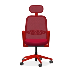 Fotel biurowy HI DRIVE czerwony