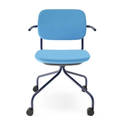 Krzesło konferencyjne Normo 500HC niebieskie - szybka dostawa